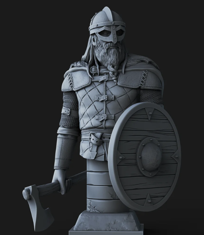 Viking Raider Bust