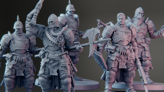 Lieutenant Mackensen (All Poses) - ZUG 7 Warband